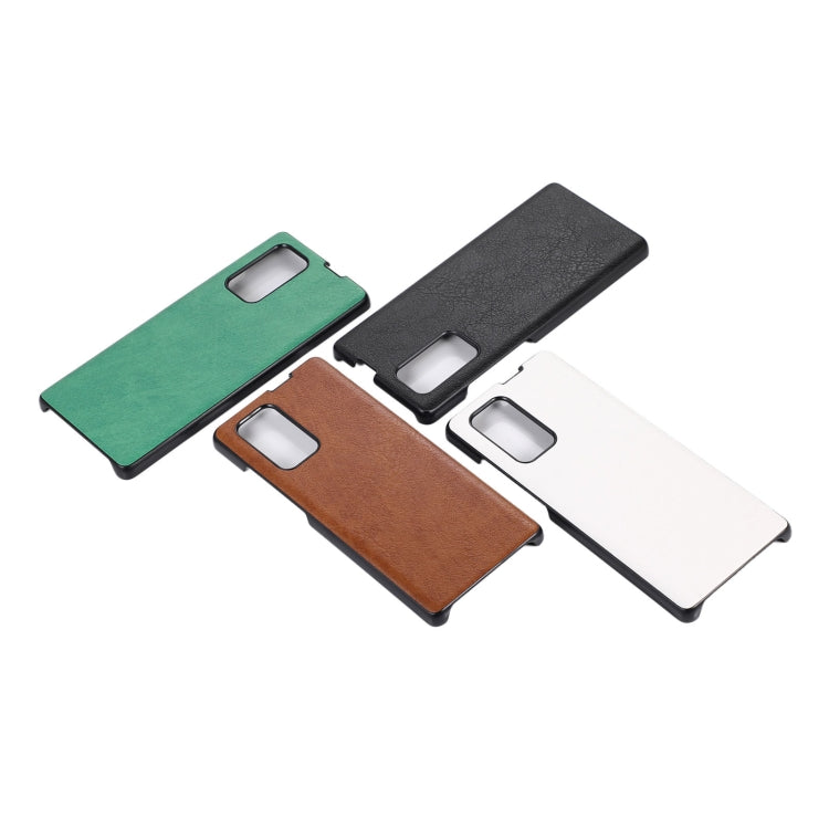 For LG Wing 5G FaletteTexture PU+TPU+PC Shockproof Phone Case