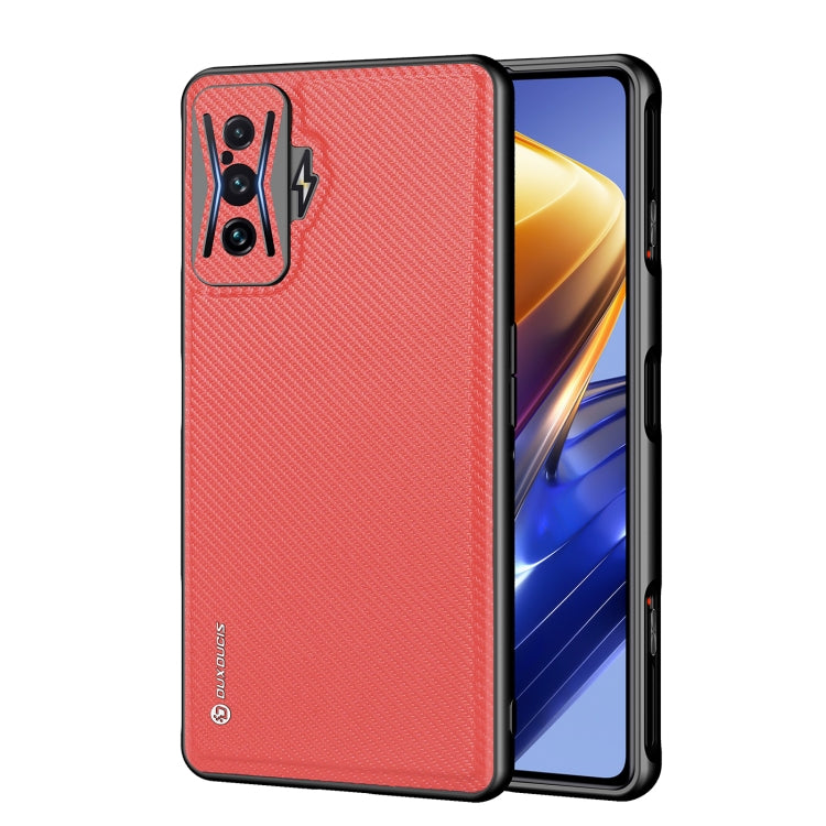 For Xiaomi Poco F4 GT DUX DUCIS Fino Series PU + TPU Phone Case