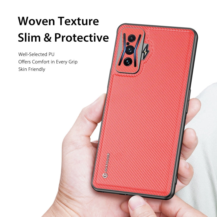 For Xiaomi Poco F4 GT DUX DUCIS Fino Series PU + TPU Phone Case