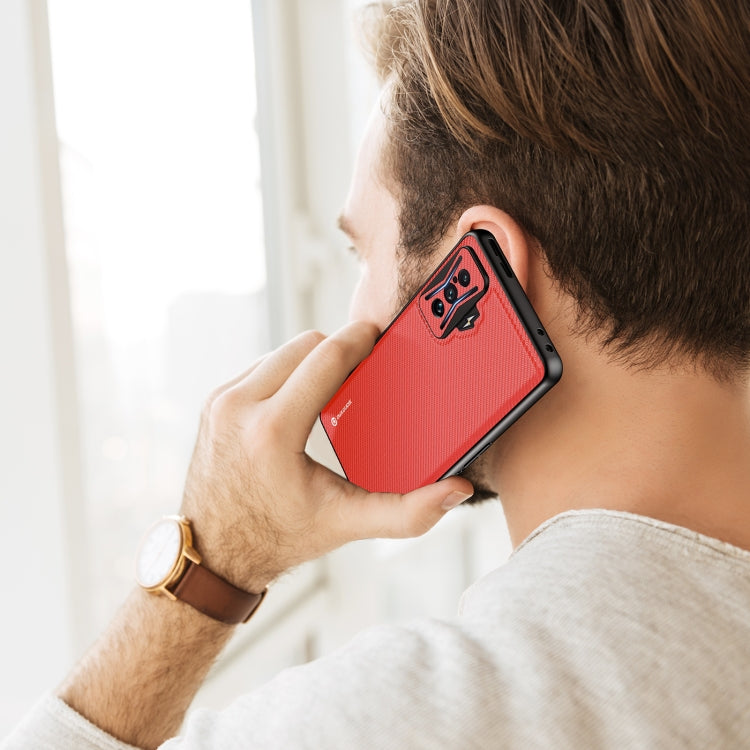 For Xiaomi Poco F4 GT DUX DUCIS Fino Series PU + TPU Phone Case