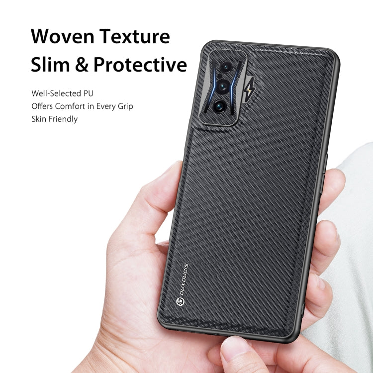 For Xiaomi Poco F4 GT DUX DUCIS Fino Series PU + TPU Phone Case
