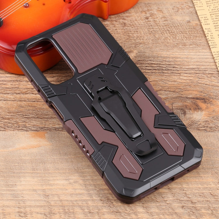 For Xiaomi Redmi Note 11S Lanyard Mecha Armor Kickstand PC + TPU Phone Case