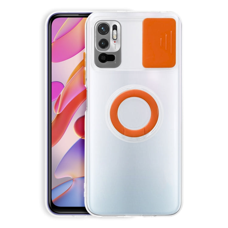 For Xiaomi Redmi Note 10 5G Sliding Camshield Ring Holder TPU Phone Case