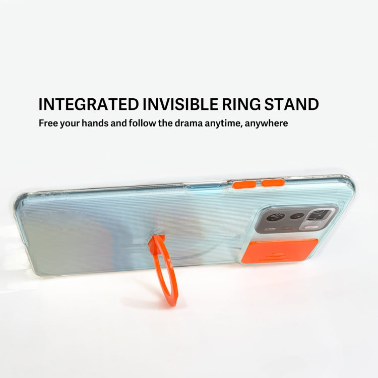 For Xiaomi Redmi Note 10 Pro 5G Sliding Camshield Ring Holder TPU Phone Case