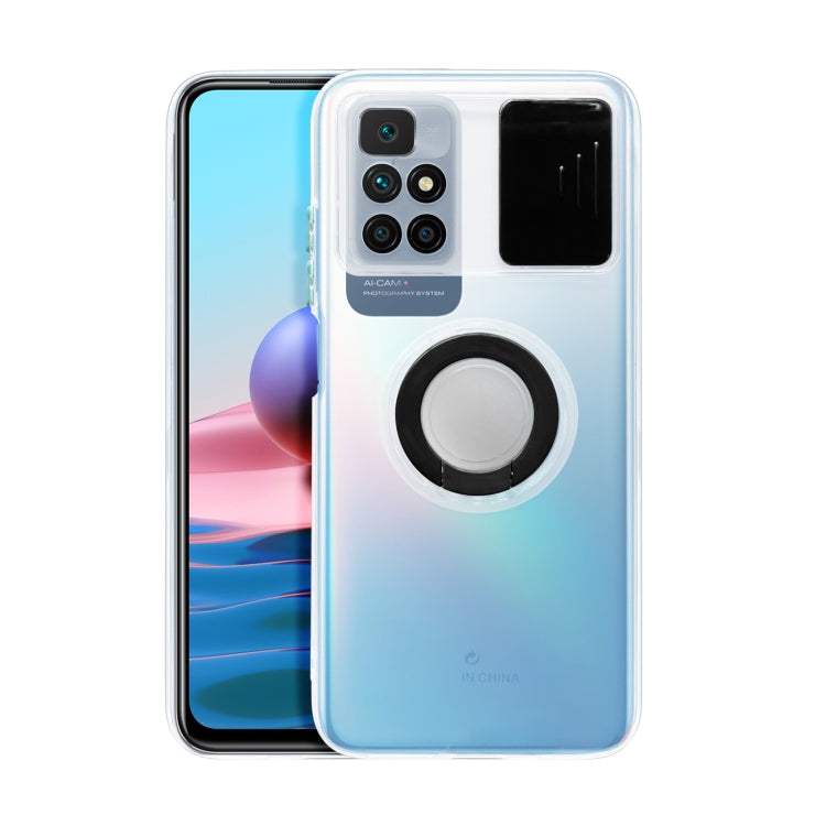 For Xiaomi Redmi 10 Sliding Camshield Ring Holder TPU Phone Case