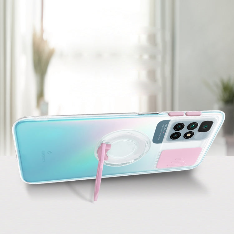 For Xiaomi Redmi 10 Sliding Camshield Ring Holder TPU Phone Case