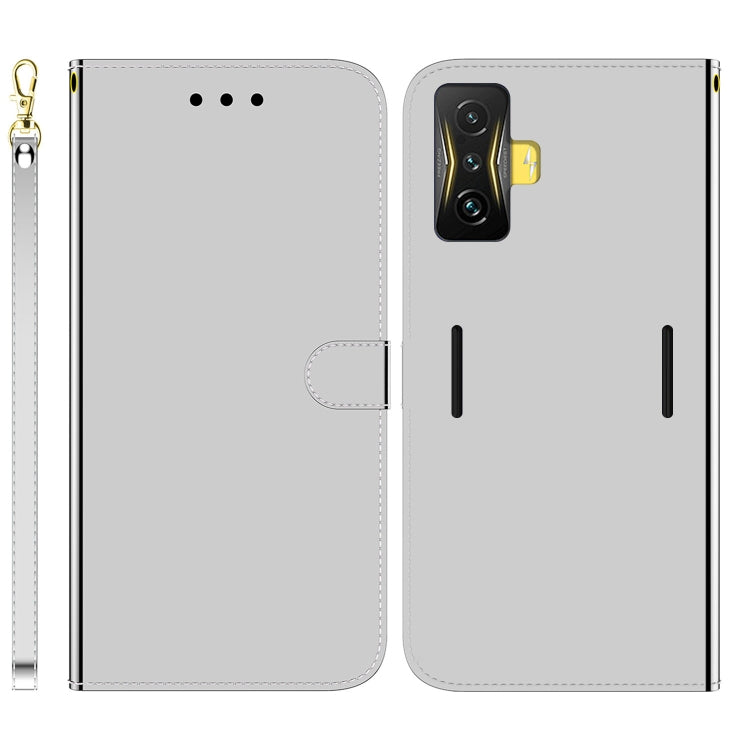 For Xiaomi Poco F4 GT / Redmi K50 Gaming Imitated Mirror Surface Leather Phone Case