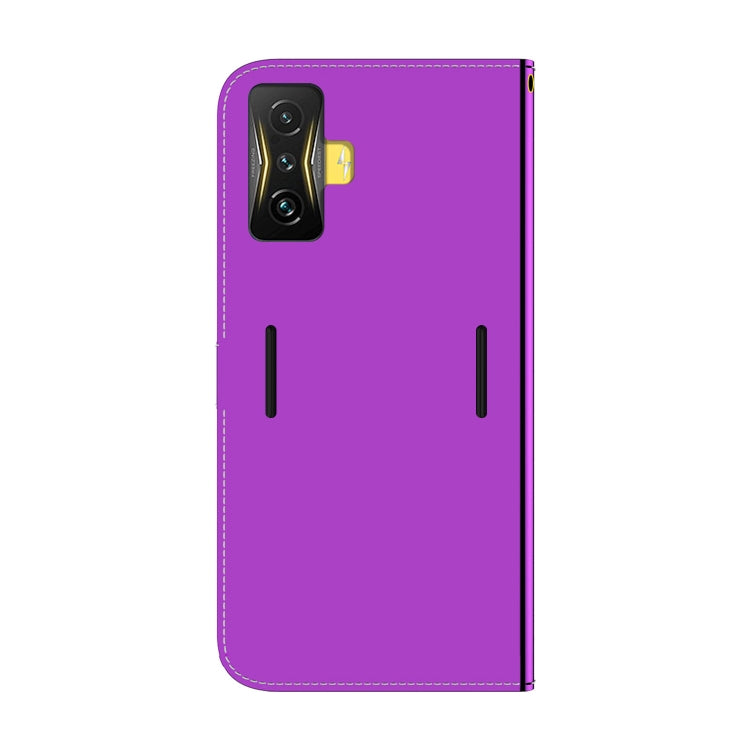 For Xiaomi Poco F4 GT / Redmi K50 Gaming Imitated Mirror Surface Leather Phone Case