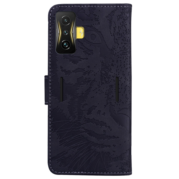 For Xiaomi Poco F4 GT / Redmi K50 Gaming Tiger Embossing Pattern Horizontal Flip Leather Phone Case