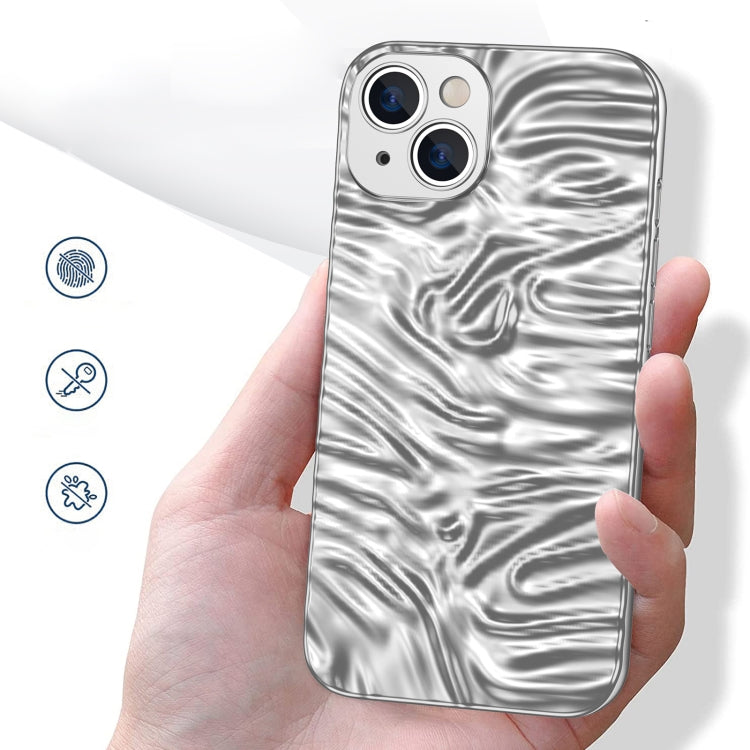 For iPhone 13 Wave Electroplating TPU Phone Case