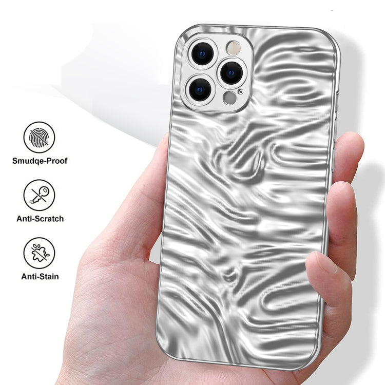 For iPhone 12 Pro Wave Electroplating TPU Phone Case