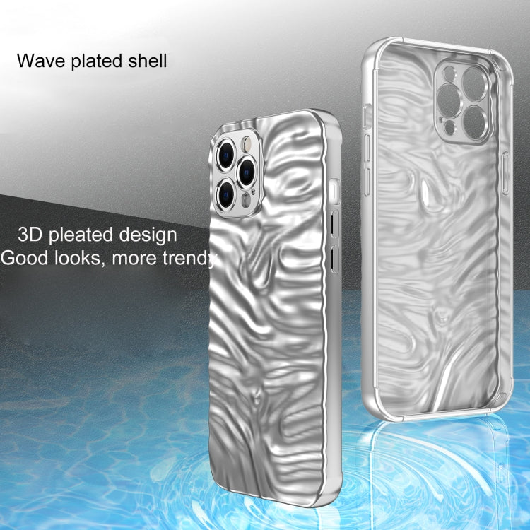 For iPhone 12 Pro Wave Electroplating TPU Phone Case