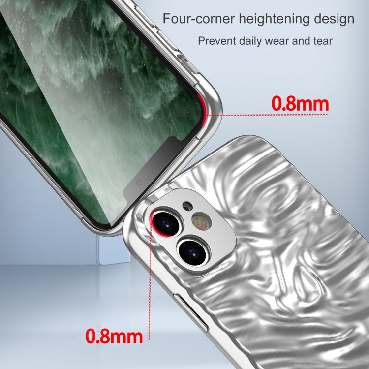 For iPhone 11 Wave Electroplating TPU Phone Case