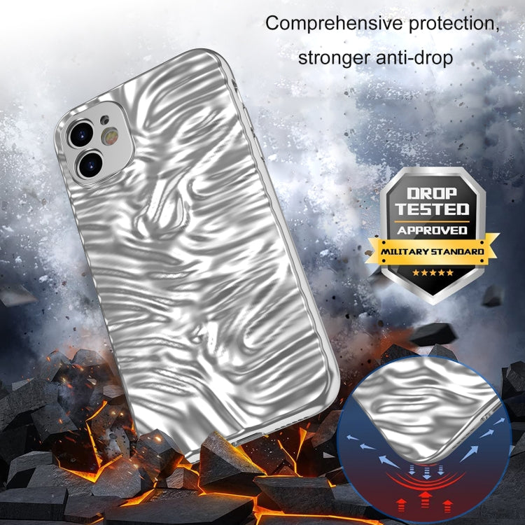 For iPhone 11 Wave Electroplating TPU Phone Case