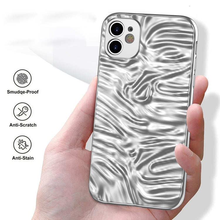 For iPhone 11 Wave Electroplating TPU Phone Case
