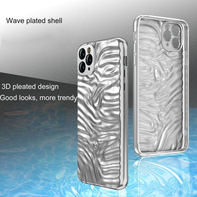 For iPhone 11 Pro Max Wave Electroplating TPU Phone Case