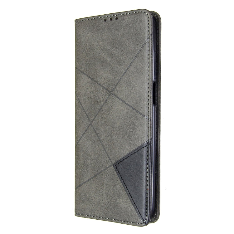 For Xiaomi Redmi K30 Rhombus Texture Horizontal Flip Magnetic Leather Case with Holder & Card Slots & Wallet