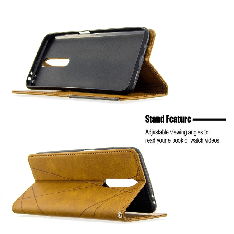 For Xiaomi Redmi K30 Rhombus Texture Horizontal Flip Magnetic Leather Case with Holder & Card Slots & Wallet
