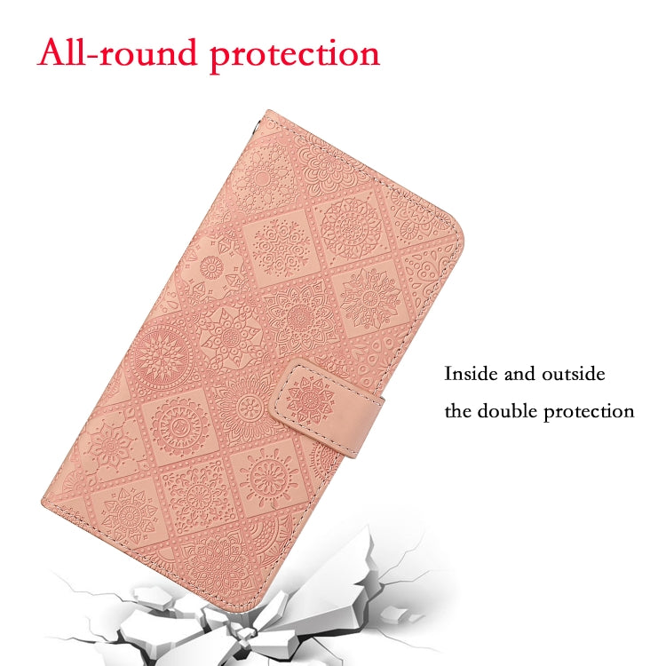 For OPPO Reno7 Ethnic Style Embossed Pattern Leather Phone Case