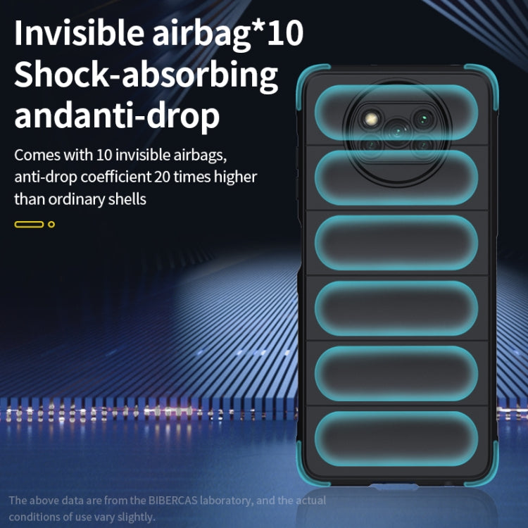 For Xiaomi Poco X3 NFC Magic Shield TPU + Flannel Phone Case