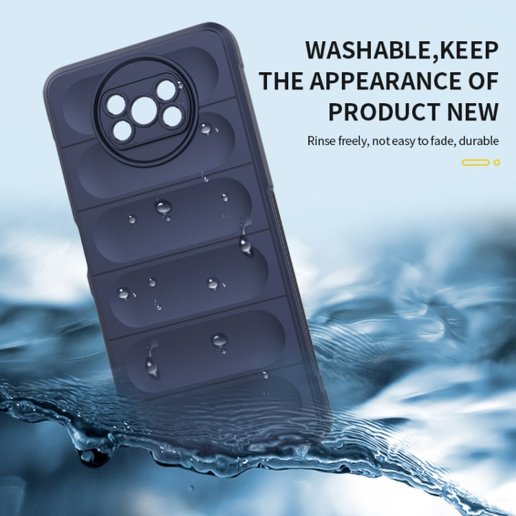 For Xiaomi Poco X3 NFC Magic Shield TPU + Flannel Phone Case