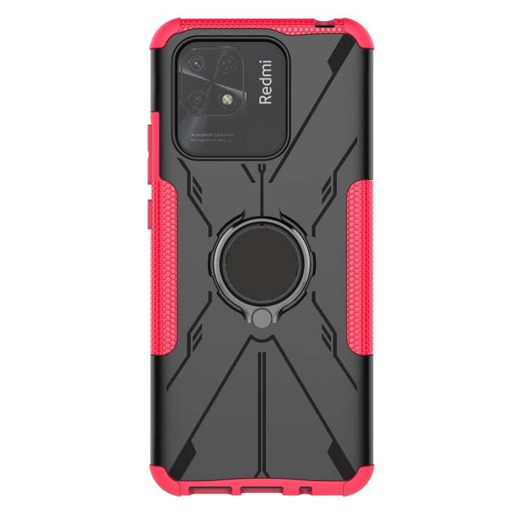 For Xiaomi Redmi 10C 4G Armor Bear Shockproof PC + TPU Phone Case with Ring