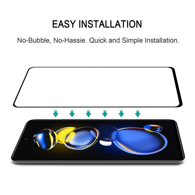 25 PCS Full Glue Cover Screen Protector Tempered Glass Film For Xiaomi Redmi Note 11T Pro/11T Pro+/11T Pro+ Astro Boy Limited Edition/Poco X4 GT