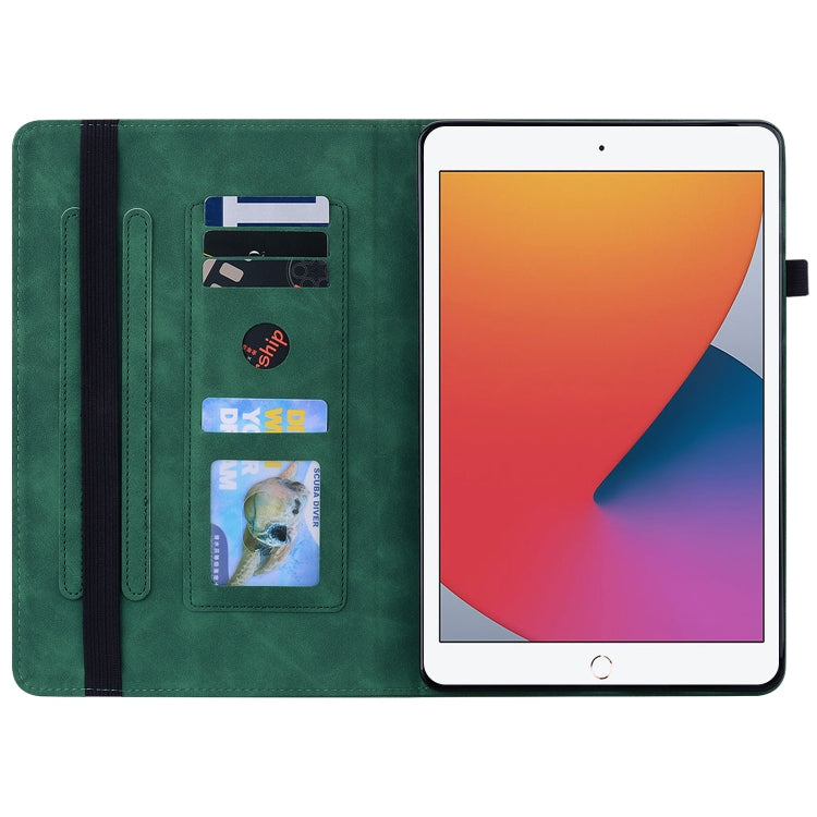 Skin Feel Solid Color Zipper Smart Leather Tablet Case For iPad 8 / 7 / 6 / 5 9.7 inch