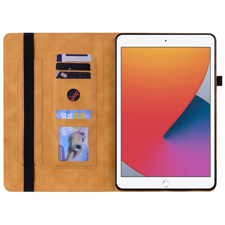 Skin Feel Solid Color Zipper Smart Leather Tablet Case For iPad 8 / 7 / 6 / 5 9.7 inch