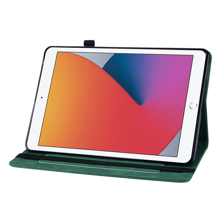 Skin Feel Solid Color Zipper Smart Leather Tablet Case For iPad 10.2 2021 / 2020 / 2019 / Air 10.5 2019