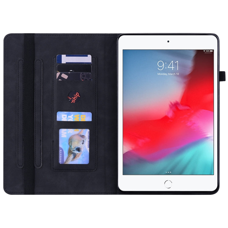 Skin Feel Solid Color Zipper Smart Leather Tablet Case For iPad mini 5 / 4 / 3 / 2 / 1