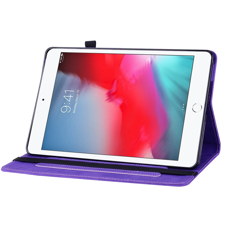 Skin Feel Solid Color Zipper Smart Leather Tablet Case For iPad mini 5 / 4 / 3 / 2 / 1