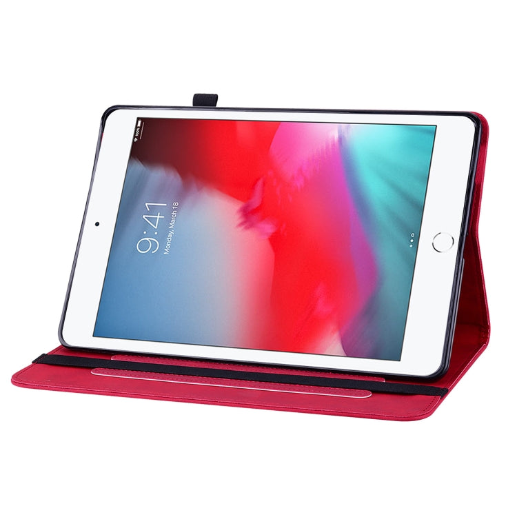 Skin Feel Solid Color Zipper Smart Leather Tablet Case For iPad mini 5 / 4 / 3 / 2 / 1
