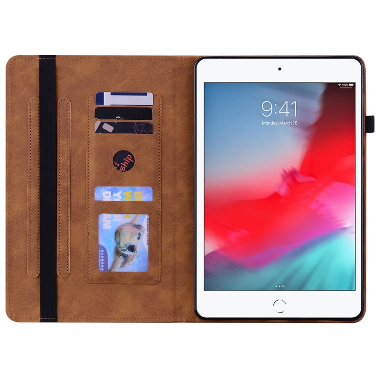 Skin Feel Solid Color Zipper Smart Leather Tablet Case For iPad mini 5 / 4 / 3 / 2 / 1