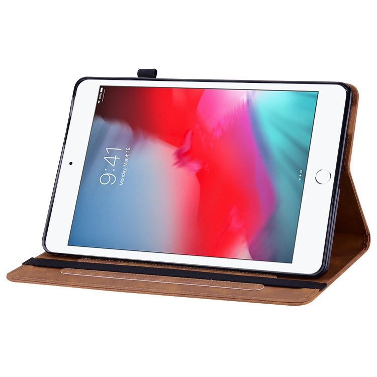 Skin Feel Solid Color Zipper Smart Leather Tablet Case For iPad mini 5 / 4 / 3 / 2 / 1