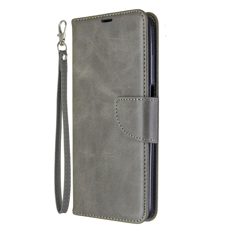 For Xiaomi Redmi K30 Retro Lambskin Texture Pure Color Horizontal Flip PU Leather Case with Holder & Card Slots & Wallet & Lanyard