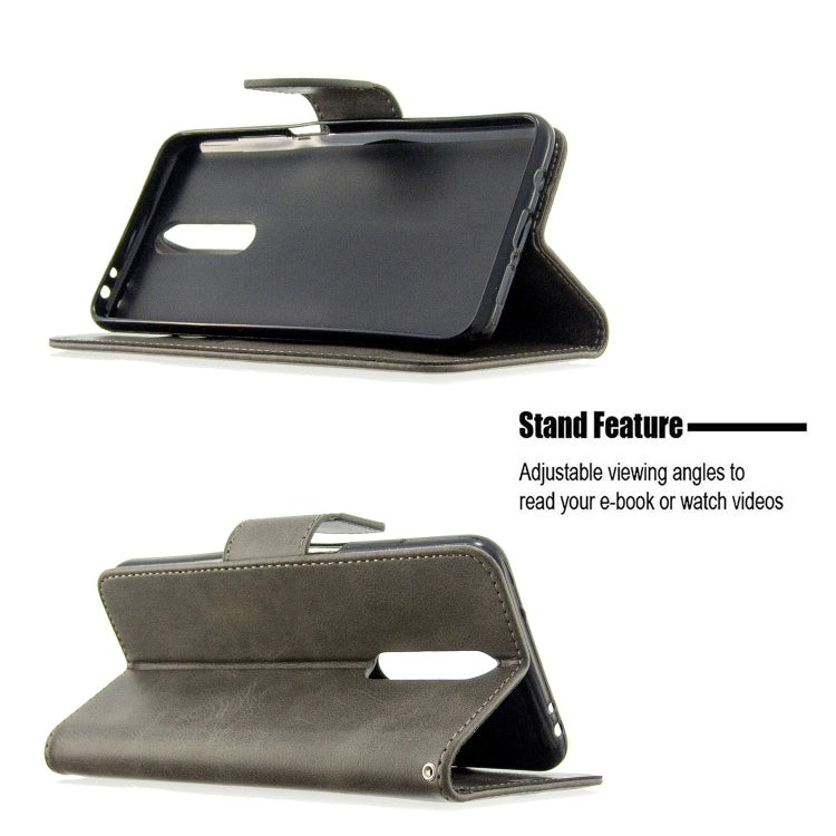 For Xiaomi Redmi K30 Retro Lambskin Texture Pure Color Horizontal Flip PU Leather Case with Holder & Card Slots & Wallet & Lanyard