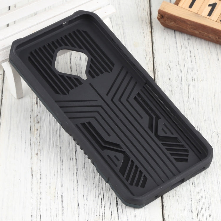 For vivo S1 Pro Vanguard Lanyard Kickstand TPU + PC Phone Case