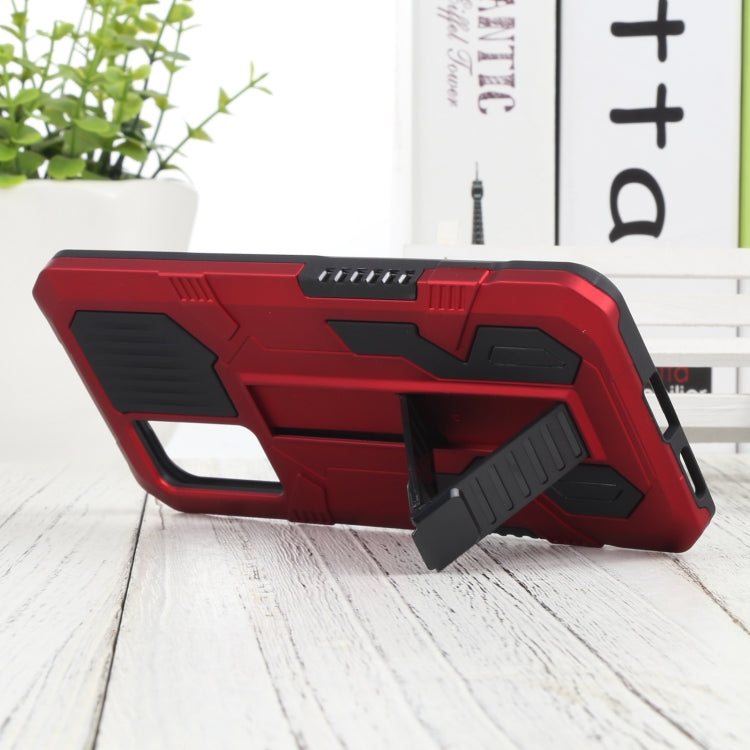 For vivo V21 Vanguard Lanyard Kickstand TPU + PC Phone Case