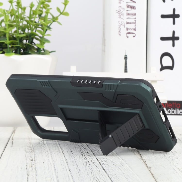 For vivo V21e Vanguard Lanyard Kickstand TPU + PC Phone Case