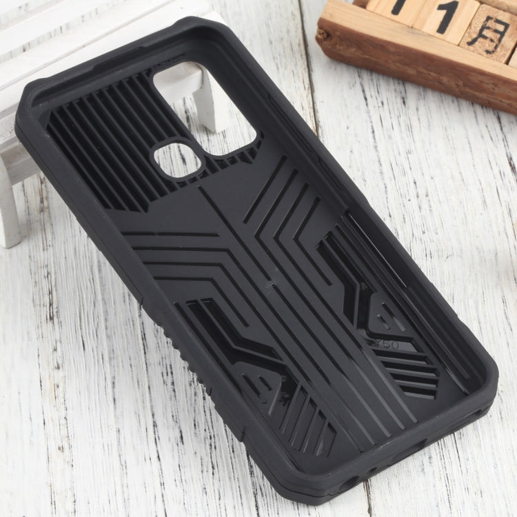 For vivo Y50 Vanguard Lanyard Kickstand TPU + PC Phone Case