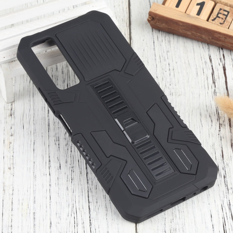 For vivo Y51 2020 December Vanguard Lanyard Kickstand TPU + PC Phone Case