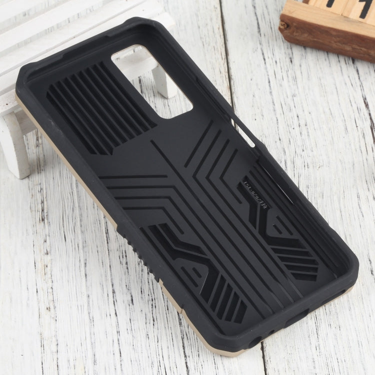 For vivo Y51 2020 December Vanguard Lanyard Kickstand TPU + PC Phone Case