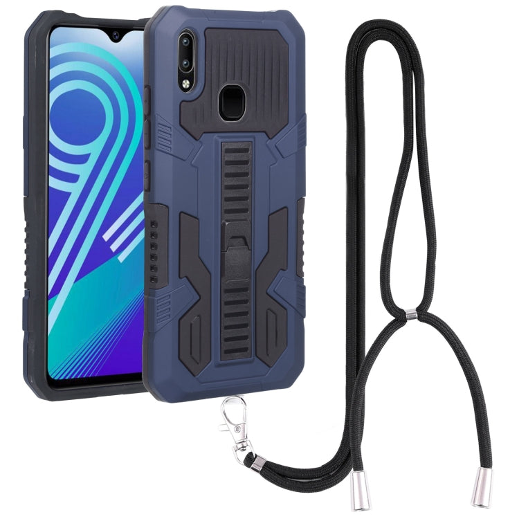 For vivo Y91 Vanguard Lanyard Kickstand TPU + PC Phone Case