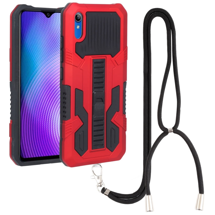 For vivo Y91i India / Y91C Vanguard Lanyard Kickstand TPU + PC Phone Case