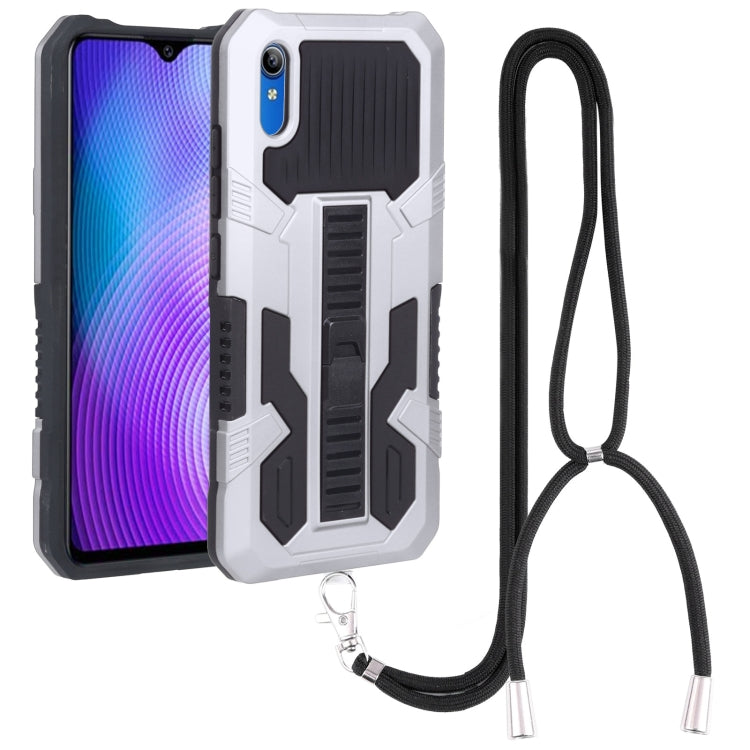 For vivo Y91i India / Y91C Vanguard Lanyard Kickstand TPU + PC Phone Case