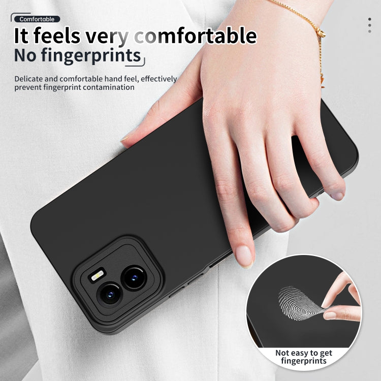 For vivo Y15s Lens Protection Skin Feel TPU Phone Case