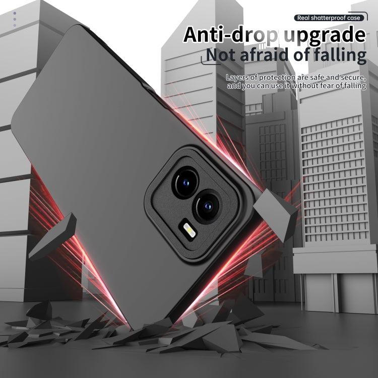 For vivo Y15s Lens Protection Skin Feel TPU Phone Case