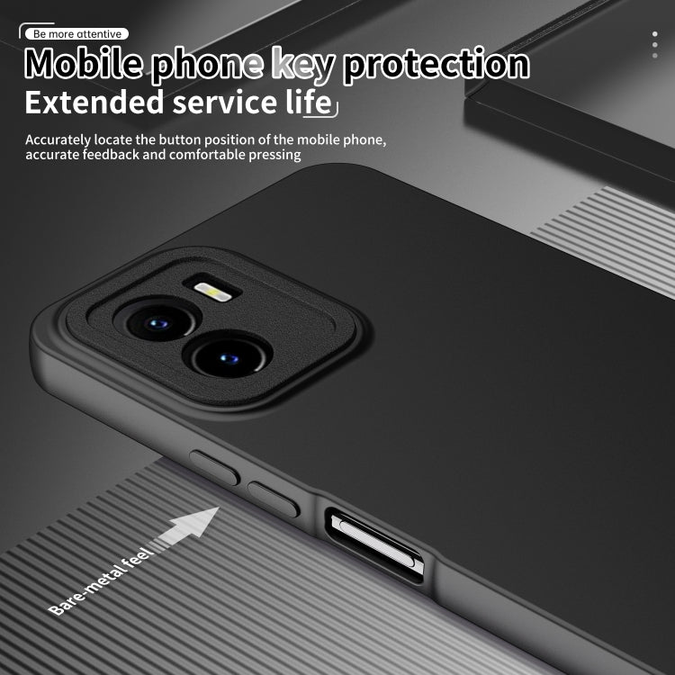 For vivo Y15s Lens Protection Skin Feel TPU Phone Case