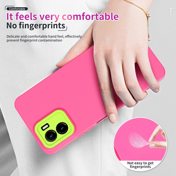 For vivo Y15s Lens Protection Skin Feel TPU Phone Case